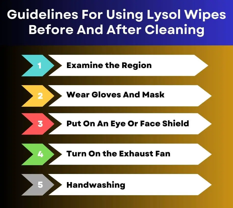 Guidelines For Using Lysol Wipes Before And After Cleaning