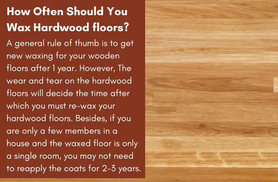 How Often Should You Wax Hardwood floors?