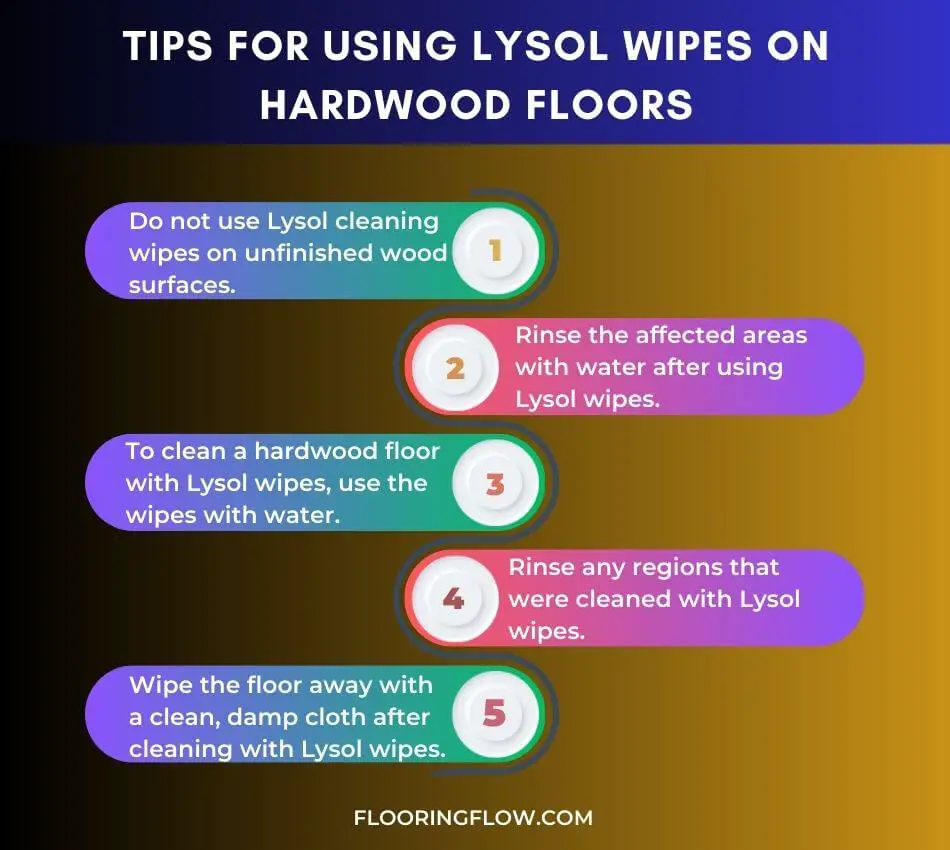 Tips For Using Lysol Wipes On Hardwood Floors