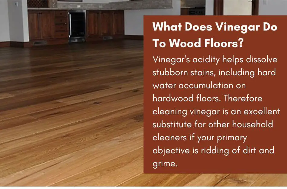 Vinegar on wood floors
