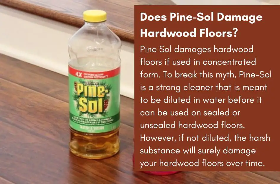 Pine-Sol effects on hardwood floors