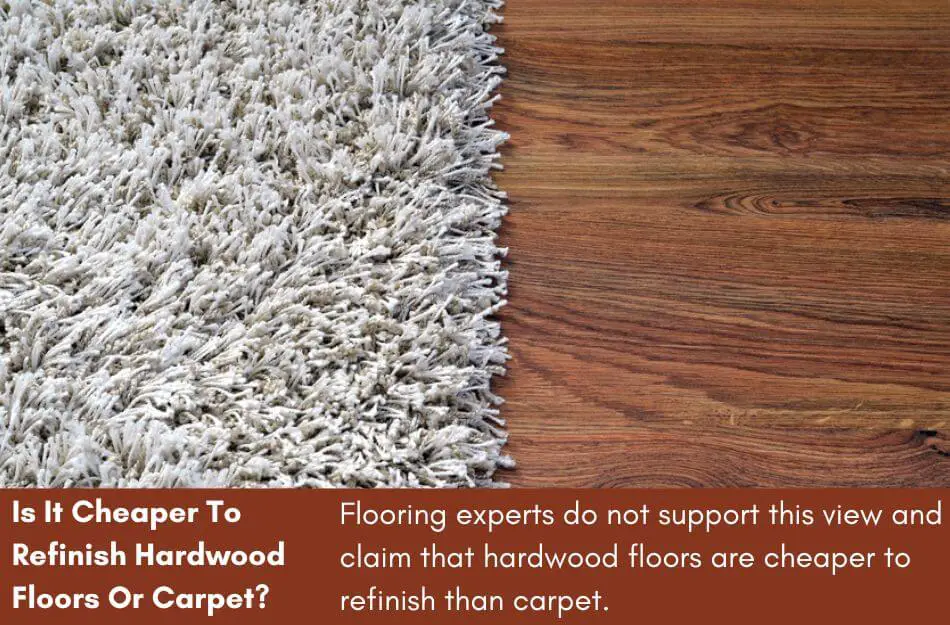 It is Cheaper To Refinish Hardwood Floors vs Carpet