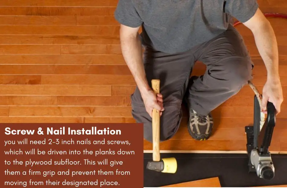Screw Nail Installation