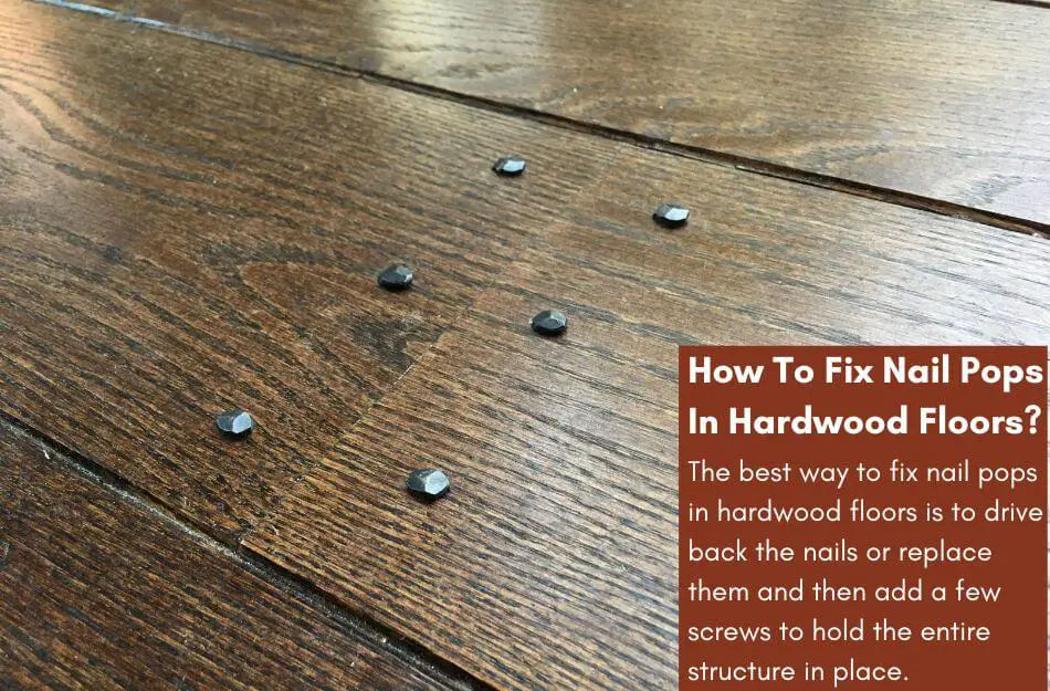 Fix Nail Pops In Hardwood Floors