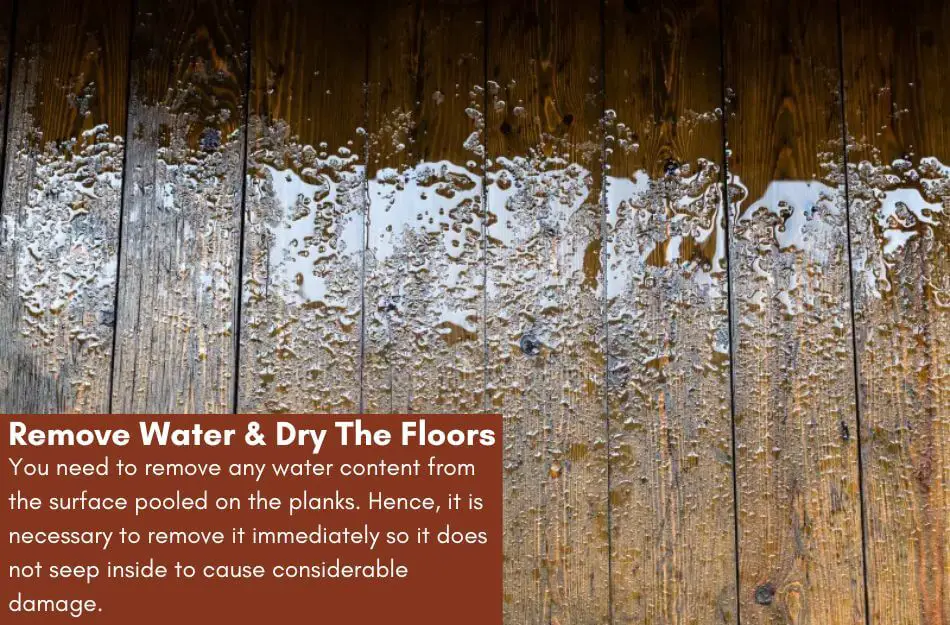 Remove Water Dry The Floors