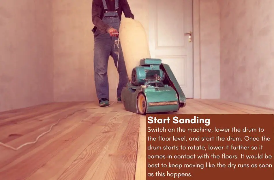 Start Sanding Floor