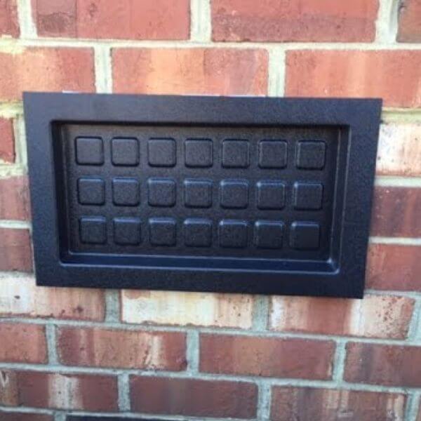 Crawl Space Recessed Foundation Vent Cover