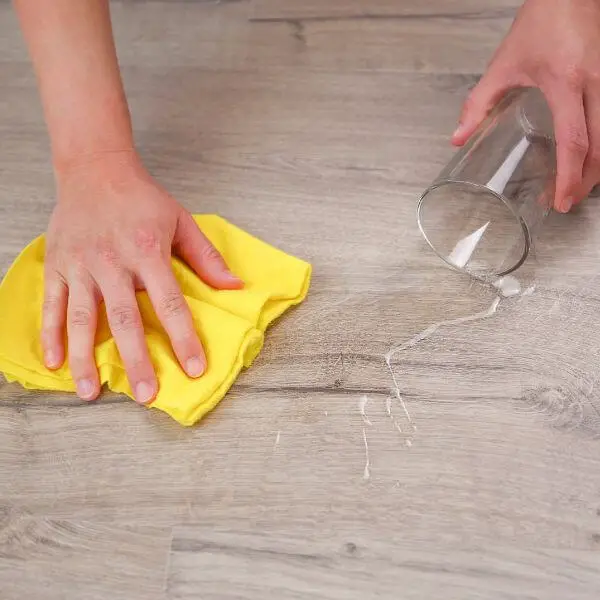 Using Water and Vinegar to remove cat pee smell from hardwood floors
