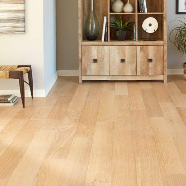 Blonde Wood Flooring Creates an Open, Airy Feel
