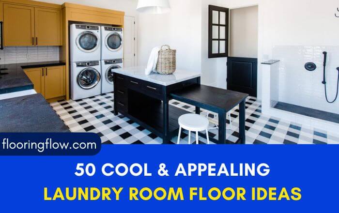 50 Cool And Appealing Laundry Room Floor Ideas
