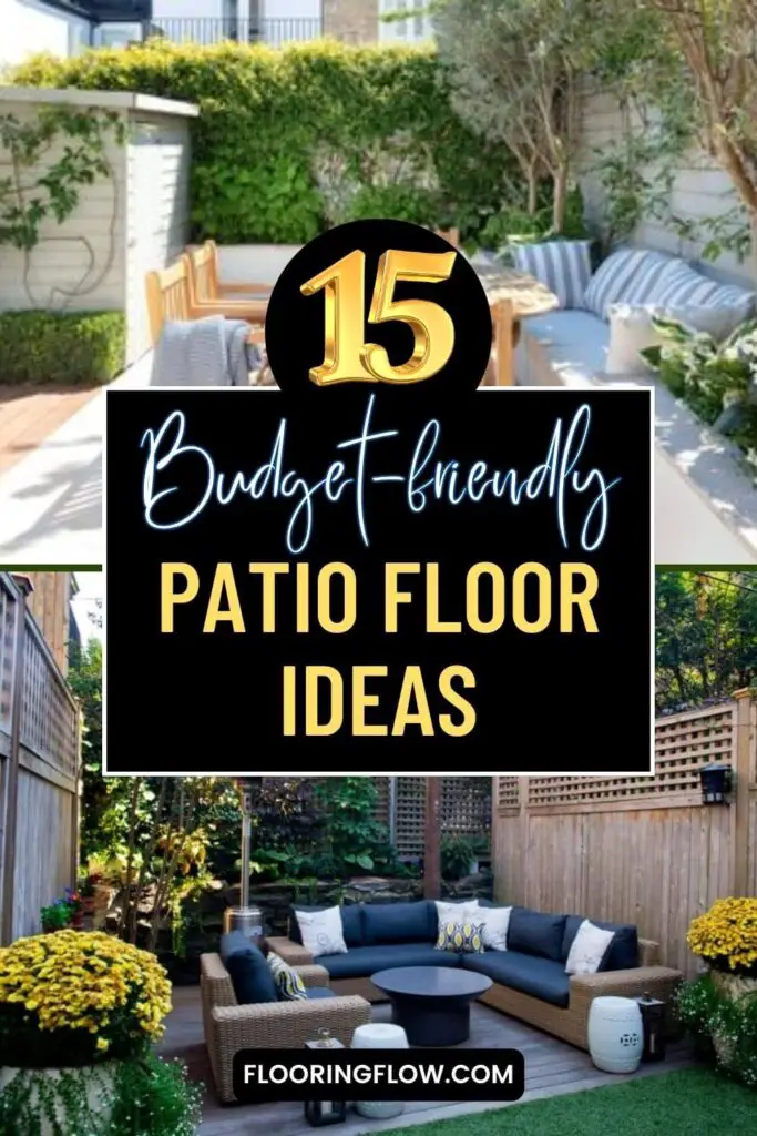 Budget-Friendly Patio Floor Ideas