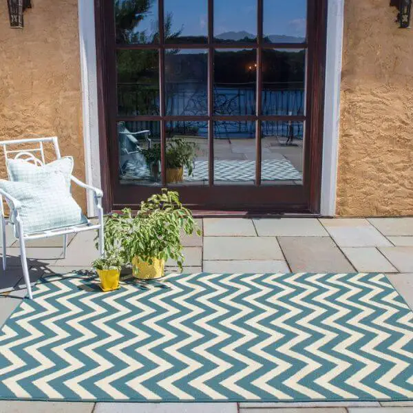 Chevron Patterned Rug
