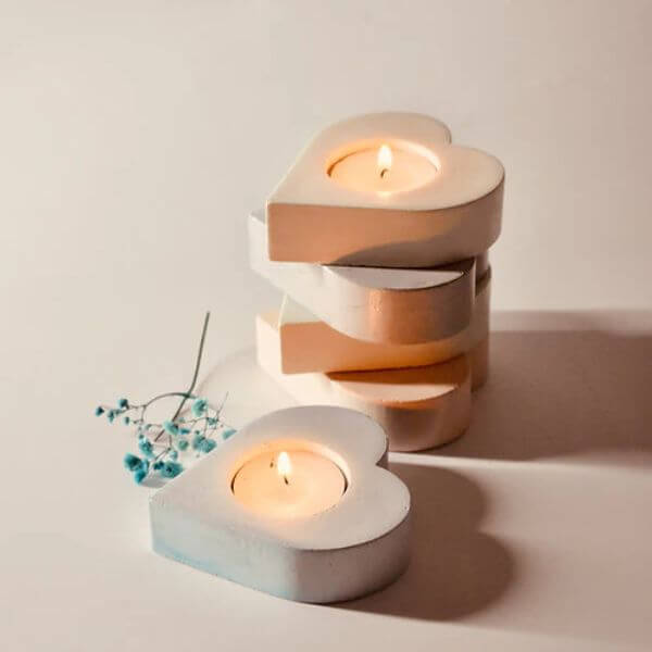 Concrete Tealight Candle Holders