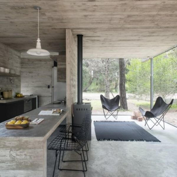 Concrete with Mats or Rugs