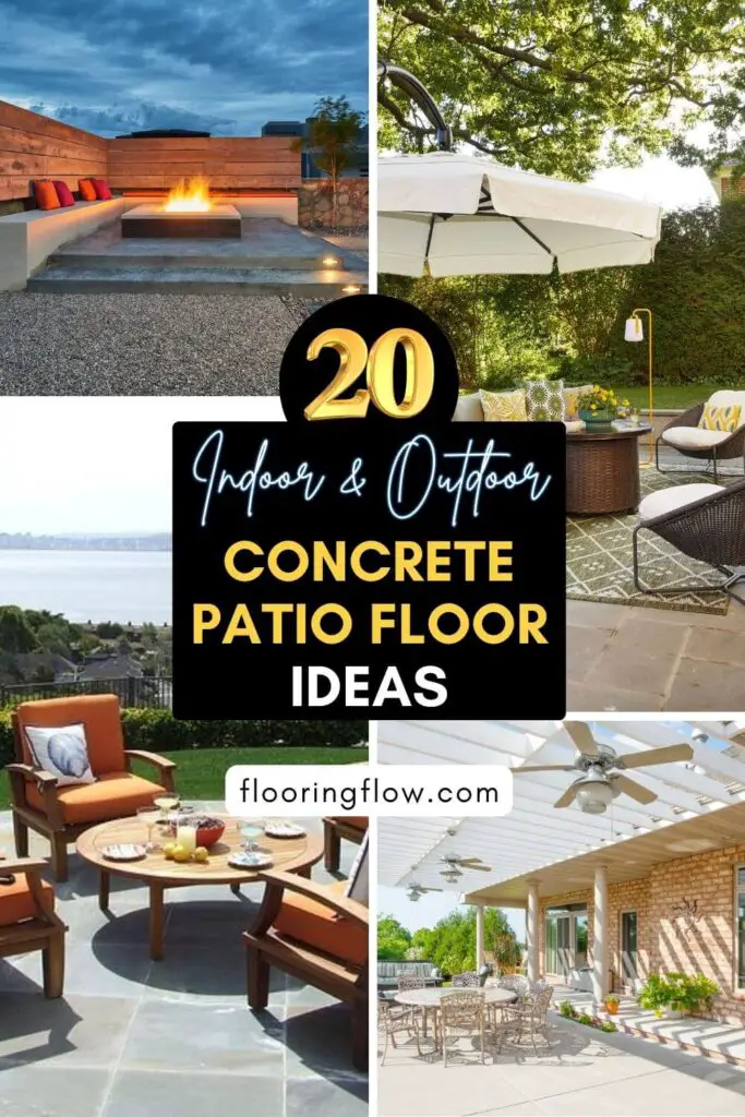 Indoor and Outdoor Concrete Patio Floor Ideas