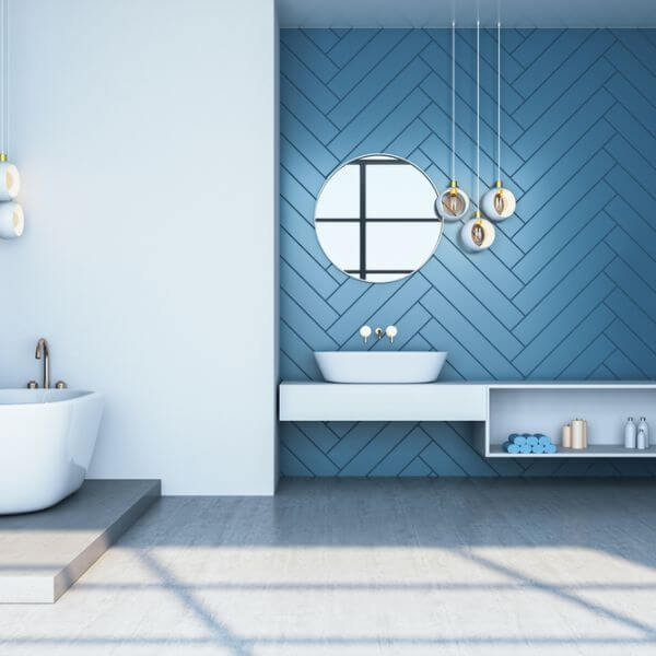 Mixed Blue Tile Patterns