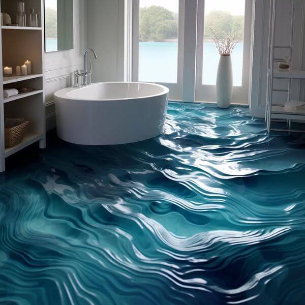 Oceanic Blue Waves