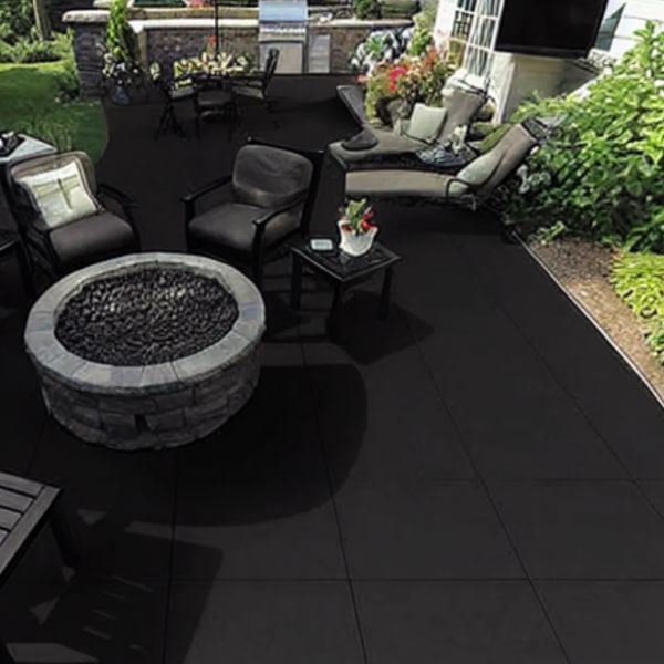 Recycled Rubber Tiles Patio Flooring