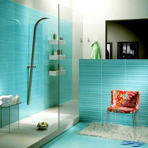 Turquoise Tiles for a Splash of Color