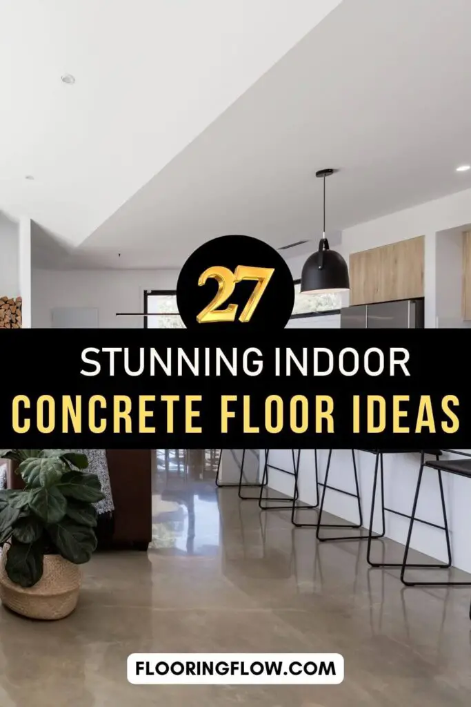 indoor concrete floor ideas
