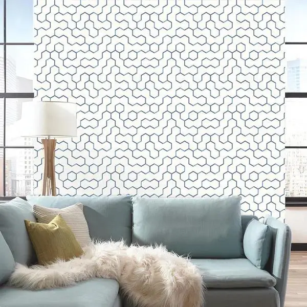Apply Peel-and-Stick Wallpaper for a Quick Change