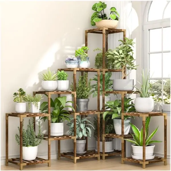 Arrange Tiered Plant Stands