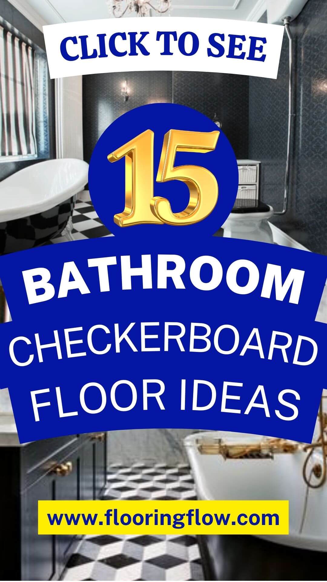 Checkerboard Floor Bathroom Ideas