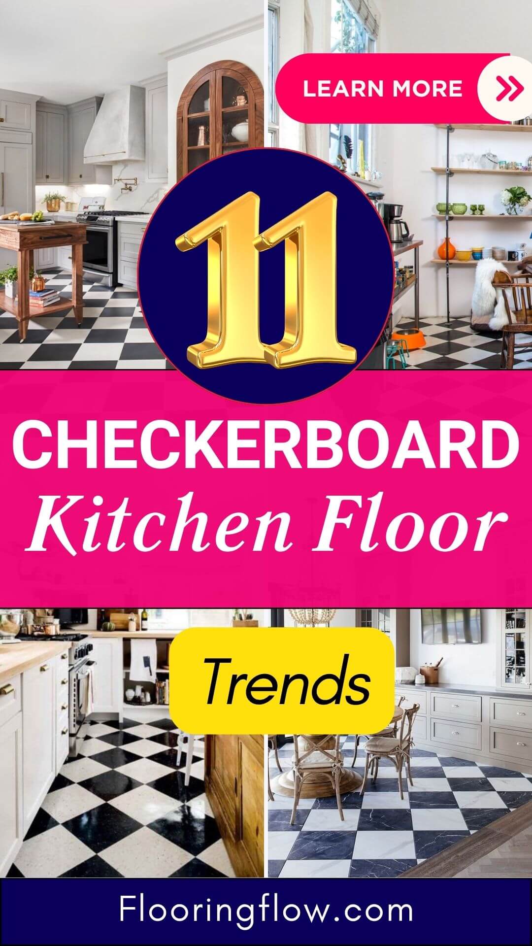 Checkerboard Floor Kitchen Trends