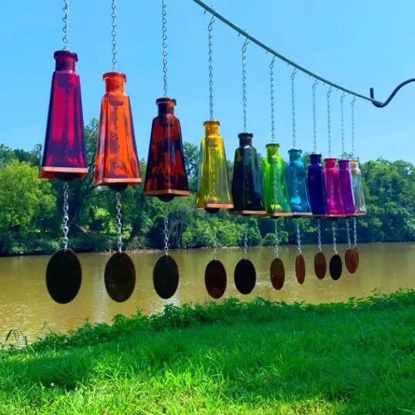 Colorful DIY Wind Chimes