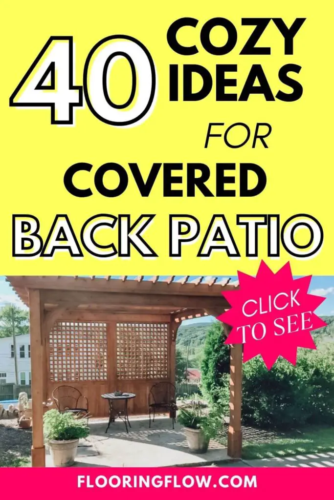 Covered Back Patio Ideas
