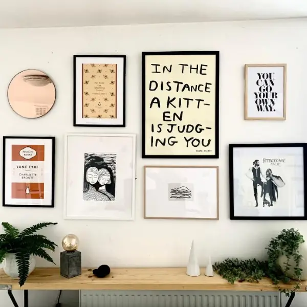 Create a Gallery Wall to Draw Attention