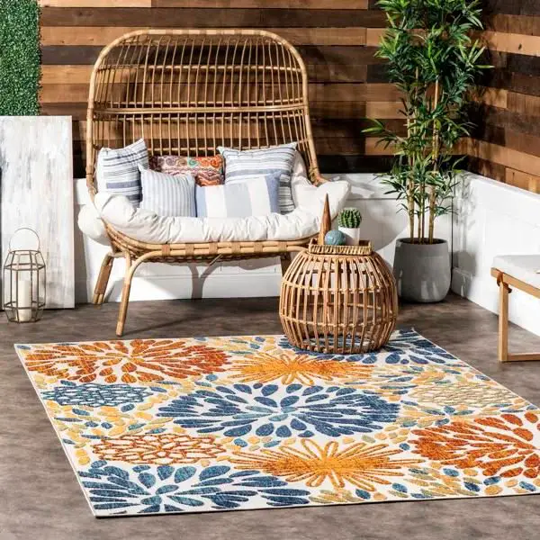 Display a Colorful Outdoor Rug