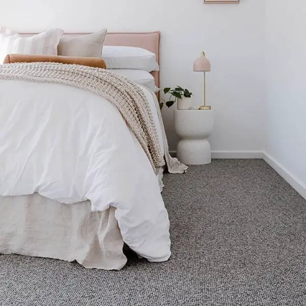 Elegant Sophistication with Plush Gray Carpet