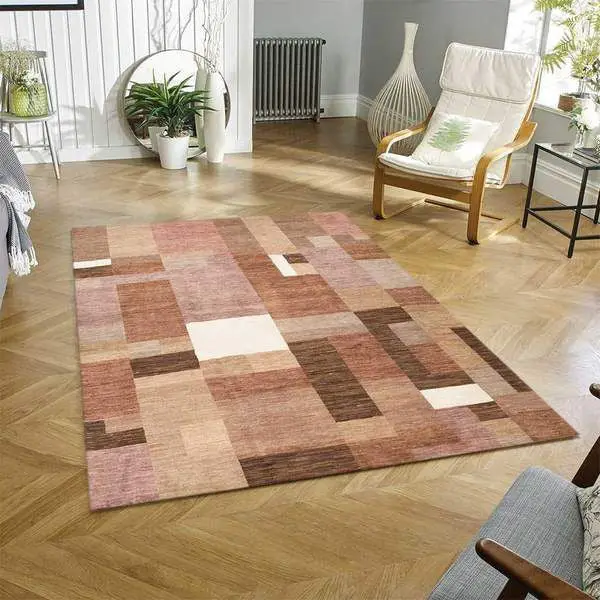 Employ a Light-Colored Rug to Open Up the Room