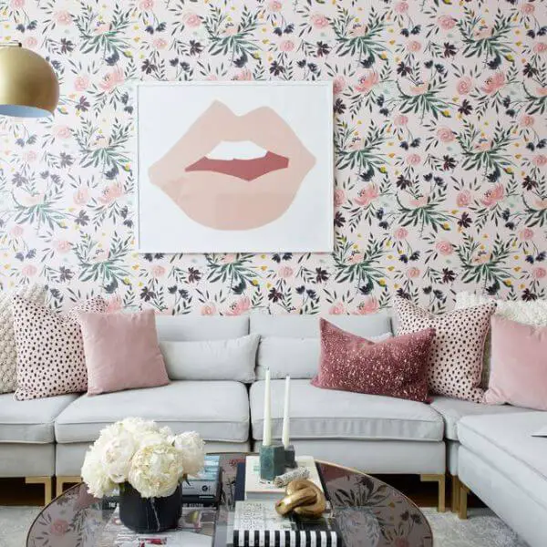 Feature a Wall with Peel-and-Stick Wallpaper