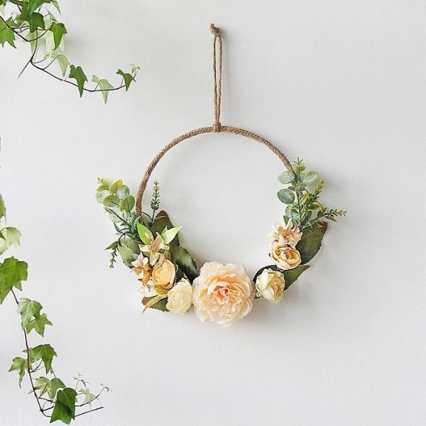 Hang a Floral Wreath