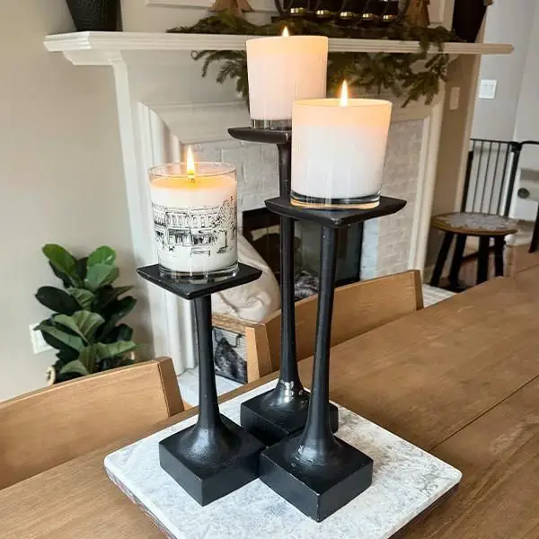 Hang a Spindle Candle Holder