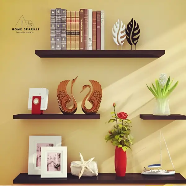 Incorporate Floating Shelves for Storage and Display