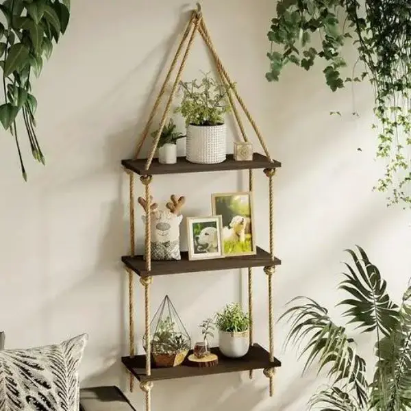 Incorporate a Rope Ladder Shelf