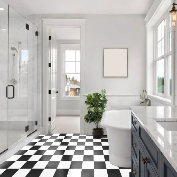 Marble Checkerboard Luxury