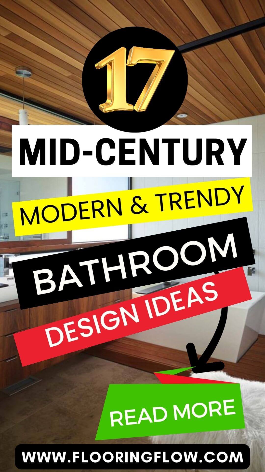 Mid-Century Modern Bathroom Design Ideas
