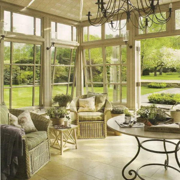 Natural Light Reflector in Sunrooms