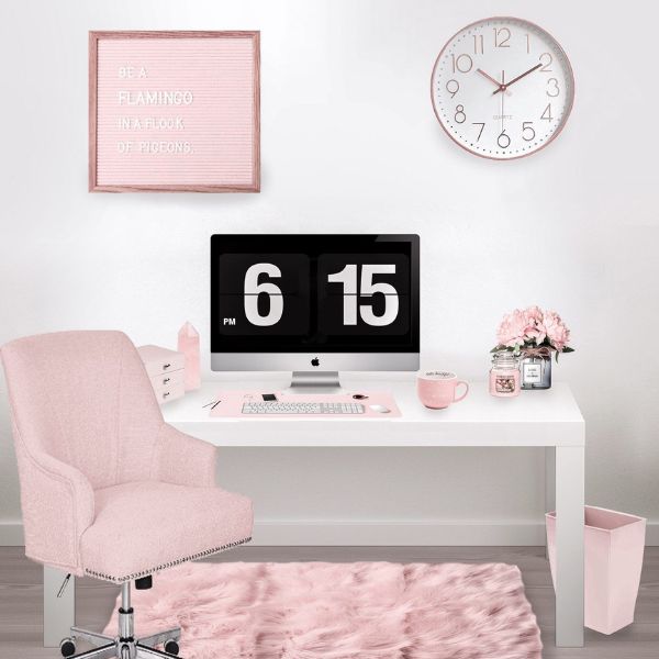Pink Office Space
