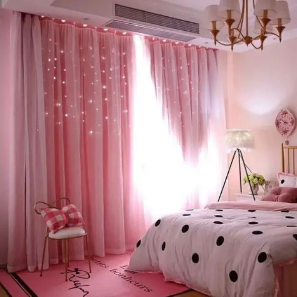 Pink Window Treatments