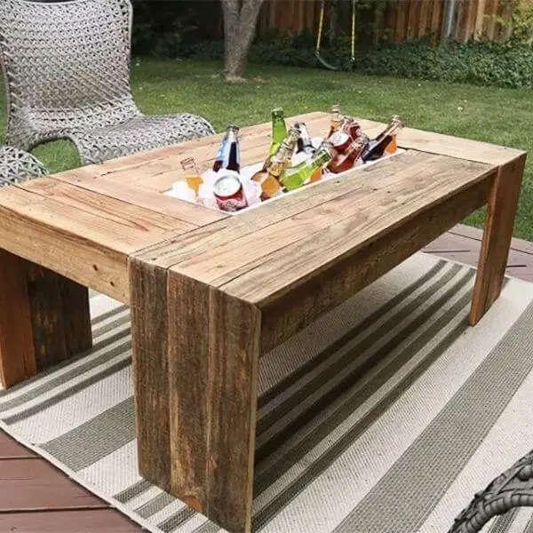 Reclaimed Wood Patio Table