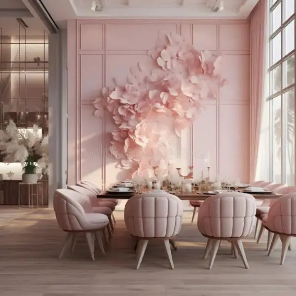 Rosy Dining Room Delight