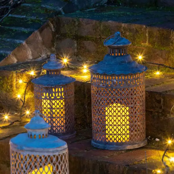 Set the Mood with Lanterns and Candles
