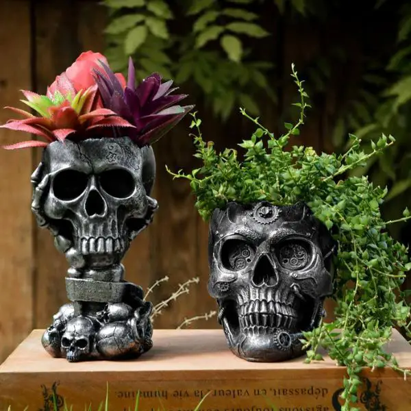 Skull Flower Vases
