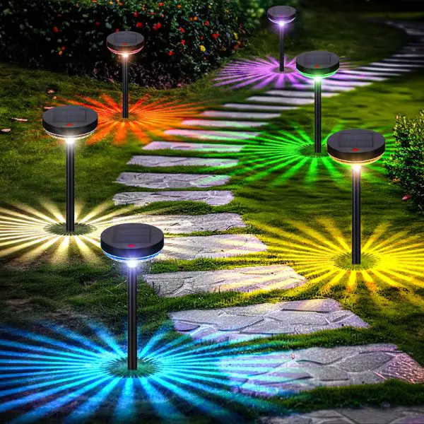 Solar-Powered Path Lights for Eco-Friendly Glow