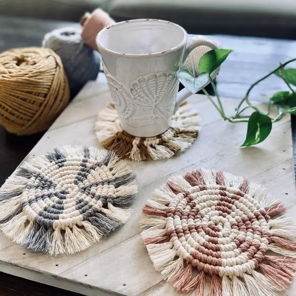 Textured Rope Coasters